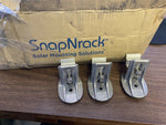 NEW 245-02163 SNAPRACK UR SPEEDSEAL FOOT , SLIVER SOLOR MOUNTING ( 18 PER LOT )