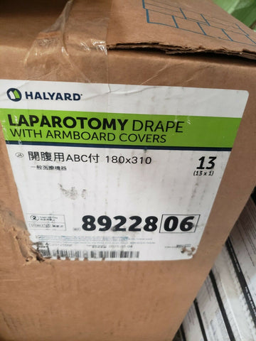 HALYARD LAPAROTOMY DRAPE WITH ARMBOARD COVERS (CASE OF 13) 89228-Mega Mart Warehouse-Ultimate Unclaimed Freight Buyer and Seller Specialists