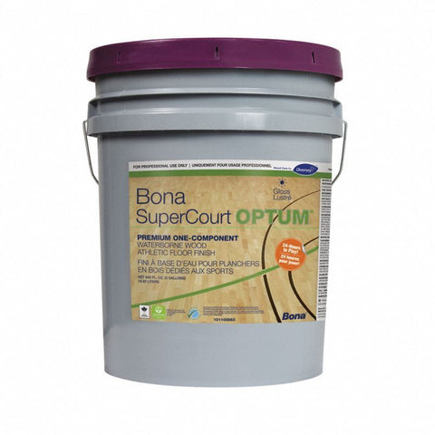 Bona SuperCourt OPTUM Athletic Floor Finish, 5 Gallons(101100563)