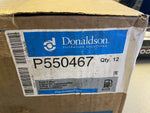 NEW Donaldson P550467 Fuel Filter Water Separator Cartridge,  ( 12 PER  CASE )