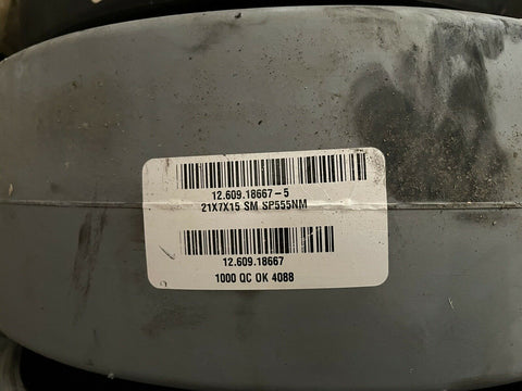 SOLIDEAL AIRLESS FORKLIFT TIRE SP555NM, 21X17X15 SM, 12.609-18667-5