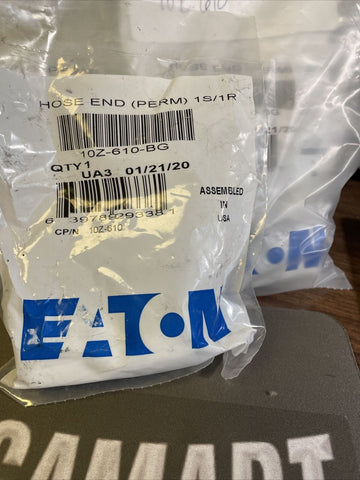 (4) BRAND NEW 10Z-610-BG - Eaton Weatherhead Z Series Crimp Hose Fitting