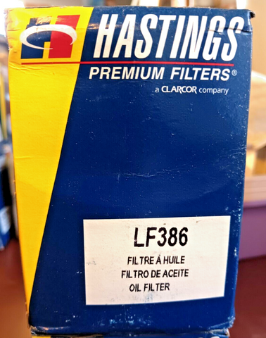 HASTINGS LF386 HEAVY DUTY OIL FILTER ( FREE SHIPPING)