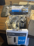 (CASE OF 15) STZ 300 3/4"X3" 500879 BLACK STEEL PIPE NIPPLE **FREE SHIPPING**