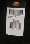 (2) NEW Mens Dickies Black Skinny Fit Twill Work Pants 34x32 NWT-Mega Mart Warehouse-Ultimate Unclaimed Freight Buyer and Seller Specialists