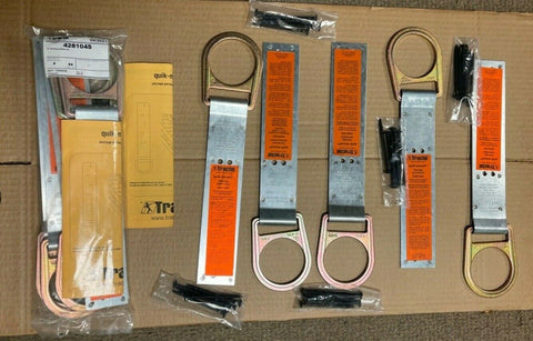 NEW TRACTEL 428104S Roofing System REUSABLE FLAT ROOFING (5 BRACKET KITS)