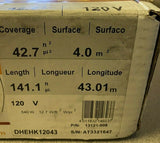 NEW Electric radiant floor heating cables  DITRA-HEAT membrane DHEHK12043