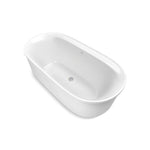 NEW Sterling Spectacle 66''x34'' oval freestanding bath tub with overflow drain