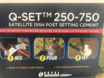 (2 KITS) Q-SET 250-750 SATELLITE DISH POST SETTING CEMENT FOAM (17.5 / 524 ML)-Mega Mart Warehouse-Ultimate Unclaimed Freight Buyer and Seller Specialists
