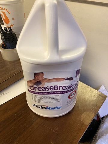 NEW (BOX OF 4 - 1 GAL) HydraMaster Carpet Cleaner Grease Breaker