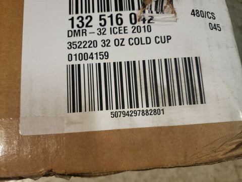 ICEE DMR-32 2010 32 OZ COLD CUPS 480/CS-Mega Mart Warehouse-Ultimate Unclaimed Freight Buyer and Seller Specialists