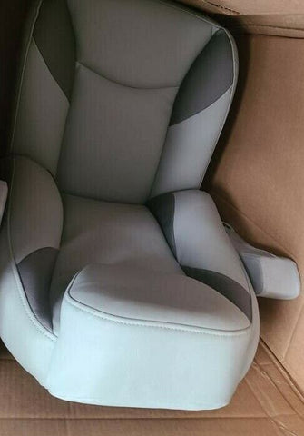 NEW High Back Recliner Pontoon Helm Seat -DARK GREY 803548
