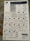 BRAND NEW Kohler -CB-CLC1526FS Frameless FLAT  15 Inch X 26 Inch Aluminum