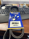 GENUINE NAPA GATES Napa Micro-V AT Serpentine Belt 6K864, 25-060864, K060864