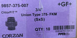 CORZAN Union, CPVC, Fitting Schedule/Class Schedule 80, 3/4 in Pipe Size-Mega Mart Warehouse