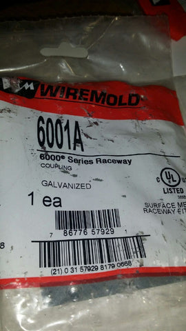 NEW WIREMOLD 6000 SERIES RACEWAY COUPLING 6001A LOT OF 3-Mega Mart Warehouse-Ultimate Unclaimed Freight Buyer and Seller Specialists