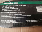 METABO HPT FINISHING NAILS 2-1/2"L 15 GAUGE, 3,000CT, 14318HPT-Mega Mart Warehouse-Ultimate Unclaimed Freight Buyer and Seller Specialists