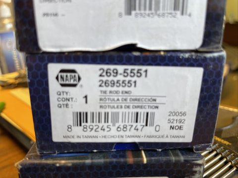 GENUIINE NAPA Steering Tie Rod End 269-5551-Mega Mart Warehouse