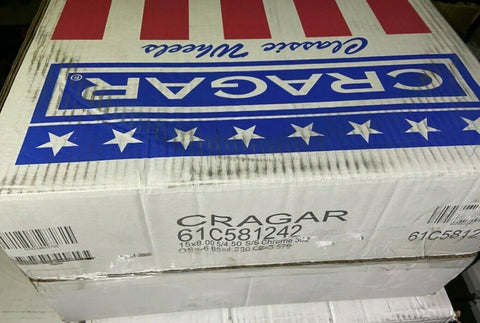NEW CRAGAR 61C S/S Rim 15X8 5X114.3 Offset -6 Chrome w/Alum Ctr (Quantity of 1)-Mega Mart Warehouse-Ultimate Unclaimed Freight Buyer and Seller Specialists