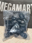 3/8 Tube x 1/4 Tube Union, Black with Fluorocarbon O-Rings, Bag of 10, 724087