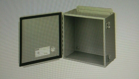 NEW Hoffman A808CH Enclosure; 4 Inch Depth, 14 Gauge Steel, ANSI 61 Gray, Gasket-Mega Mart Warehouse-Ultimate Unclaimed Freight Buyer and Seller Specialists