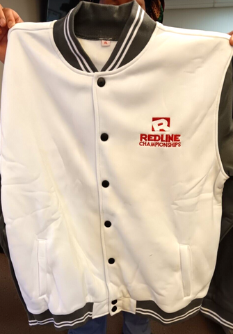 NEW FLEECE BOMBER JACKET LARGE WITH SNAPS ( FREE SHIPPING)