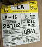 1 BRAND NEW LLQUATITE 26102  2" 50 FT  GRAY LIQUID TIGHT FLEXIBLE  METAL CONDUIT