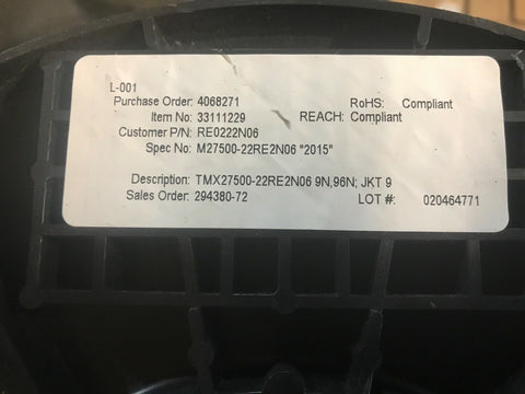 Carlisle / Thermax TMX27500-22RE2N06 CABLE 9N, 96N SPOOL1400 FT-Mega Mart Warehouse-Ultimate Unclaimed Freight Buyer and Seller Specialists