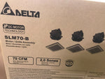 Delta Breez SLM70-B Slim 70 CFM Exhaust Fan (1 Fan Assembly Per Lot)-Mega Mart Warehouse-Ultimate Unclaimed Freight Buyer and Seller Specialists