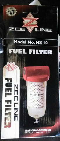 Zee Line Fuel Filter Assy N-S10 for Gas or Diesel NIB-Mega Mart Warehouse-Ultimate Unclaimed Freight Buyer and Seller Specialists