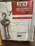 BRAND NEW Jet S90-100-10 Hand Chain Hoist With 10Ft Lift, 1-Ton