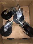 COLSON 6 X 2” Hard Rubber Swivel Caster - Set Of 4-Mega Mart Warehouse-Ultimate Unclaimed Freight Buyer and Seller Specialists