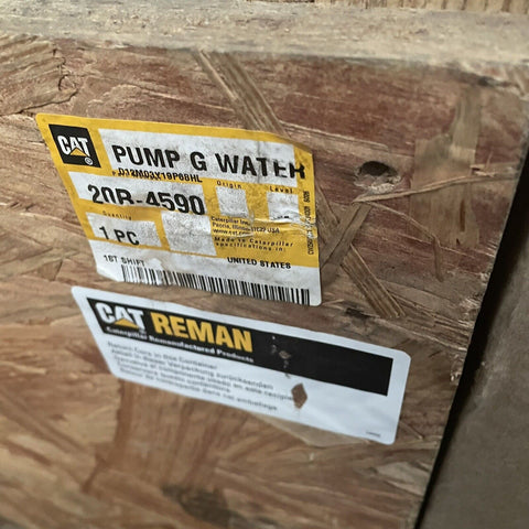 GENUINE CATEPILLAR REMAN 20R-4590: PUMP G WATER (20R-9125: PUMP G-WATER)