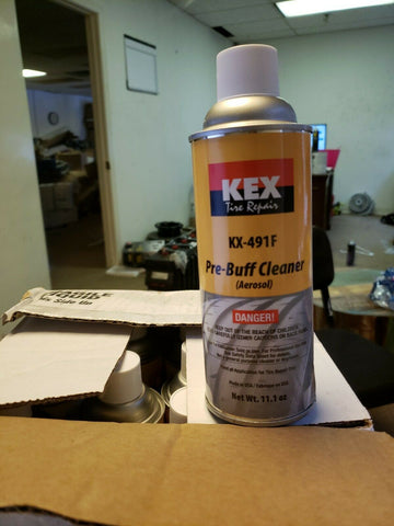 (12 -11.1oz CANS) KEX TIRE REPAIR PRE-BUFF CLEANER 11.1 oz FREE SHIPPING!!!-Mega Mart Warehouse-Ultimate Unclaimed Freight Buyer and Seller Specialists
