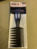 KISS 3-IN-1 COMB SMALL KCMB22 (72 PC)