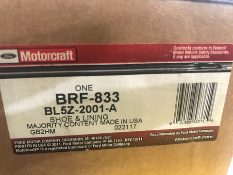 Ford Motorcraft BRF833 OEM 2004-2011 Ranger Front Disc Brake Pads BL5Z-2001-A-Mega Mart Warehouse-Ultimate Unclaimed Freight Buyer and Seller Specialists