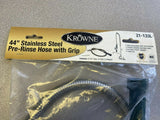 BRAND NEW Krowne  21-133L   44” Flexible Interchangeable Pre-Rinse Hose w/ Grip