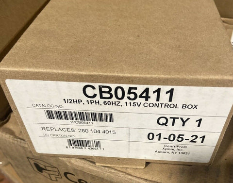 Goulds Centripro CB05411 Simplex Rápido Desconexión Control Caja, 1/2 HP ,115V,