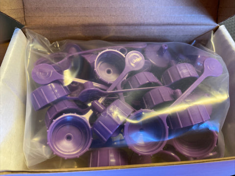 Neomed NeoConnect ENFit Compatible Pharmacy Caps, Size D, 24mm, 25 pc box-Mega Mart Warehouse