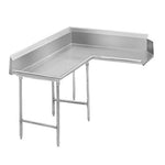 Advance Tabco - DTC-K70-48L - Korner Clean Dishtable, L-Shaped, Right-To-Left-Mega Mart Warehouse-Ultimate Unclaimed Freight Buyer and Seller Specialists