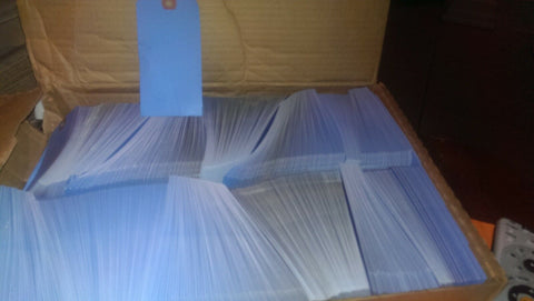 AVERY 12355 Shipping Tags Paper 4 3/4 x 2 3/8 Blue 1 000/Box NEW-Mega Mart Warehouse-Ultimate Unclaimed Freight Buyer and Seller Specialists
