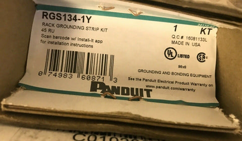 NEW PANDUIT RGS134-1Y Grounding Strip Kit