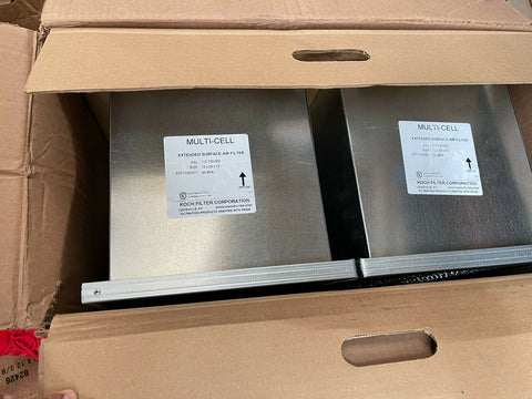 (2/CASE) Koch 110-730-002 Single Header Multi-Cell Extended Surface 12X24X12