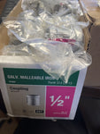 (CASE OF 25) 313 CO-12, 1/2" GALVANIZED MALLEABLE IRON COUPLING *FREE SHIPPING*