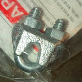 DAYTON 2VKH9 1/8 In, AND 2VKJ2 1/4 in Wire Rope Clip, Maleable Iron-Mega Mart Warehouse-Ultimate Unclaimed Freight Buyer and Seller Specialists
