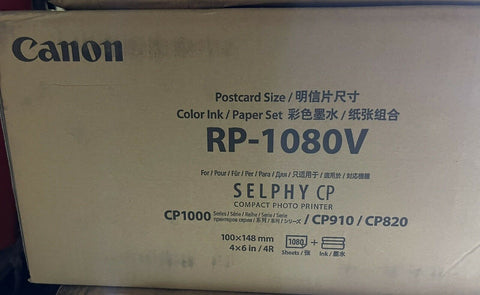 NEW CANON RP-1080V FOR SELPHY CP, 8569B001[AA], CP1000/CP910/CP820 (10 PER LOT)
