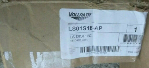 (1) NEW VOLLRATH LS DISP I/C18" DART 32SL LS01S18-AP-Mega Mart Warehouse-Ultimate Unclaimed Freight Buyer and Seller Specialists