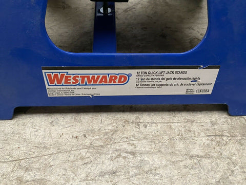 BRAND NEW Westward 13X036A ( 2 PER ORDER )  12 Ton Lift Vehicle Stand