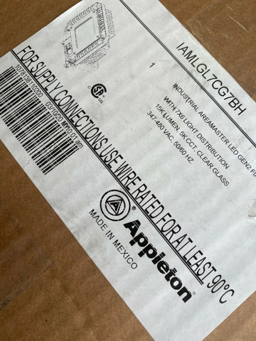 NEW Appleton - IAMLGL7CG7BH, LED, LIGHT 15KL CW CG 7X6 BH Explosion Proof-Mega Mart Warehouse-Ultimate Unclaimed Freight Buyer and Seller Specialists