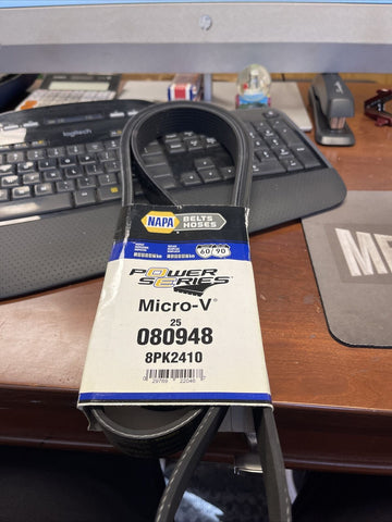 GENUINE NAPA GATES 25-080948 Belts Hoses Power Series Micro-V Serpentine Belt